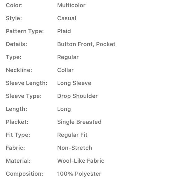 Long line Flannel Shacket - Picture 6 of 7